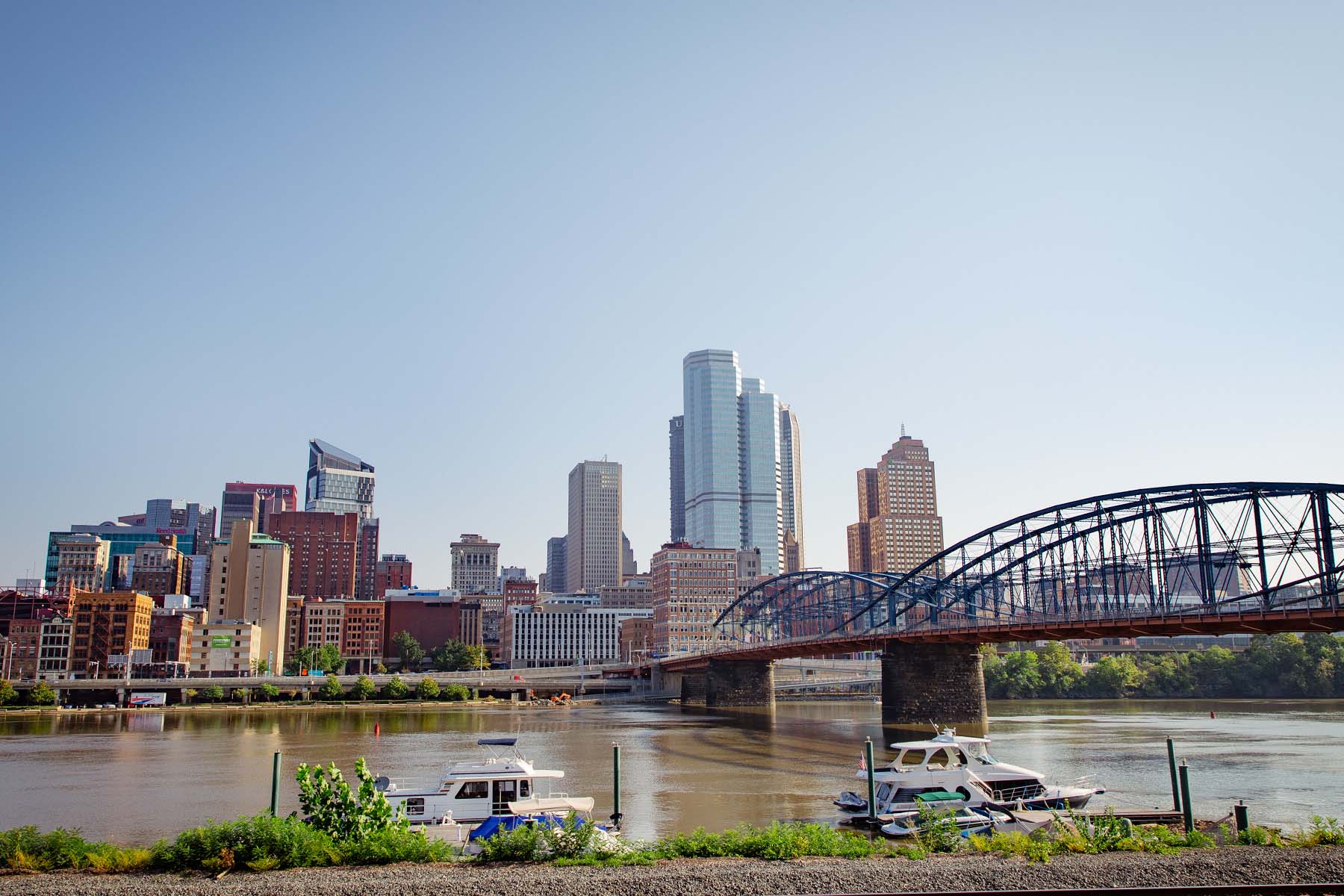 Aerial view of Pittsburgh